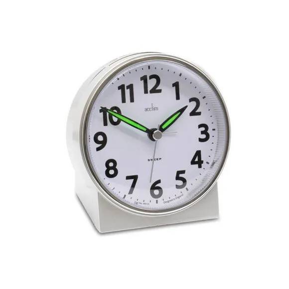 Acctim Micah Non Ticking Analogue Alarm Clock 6