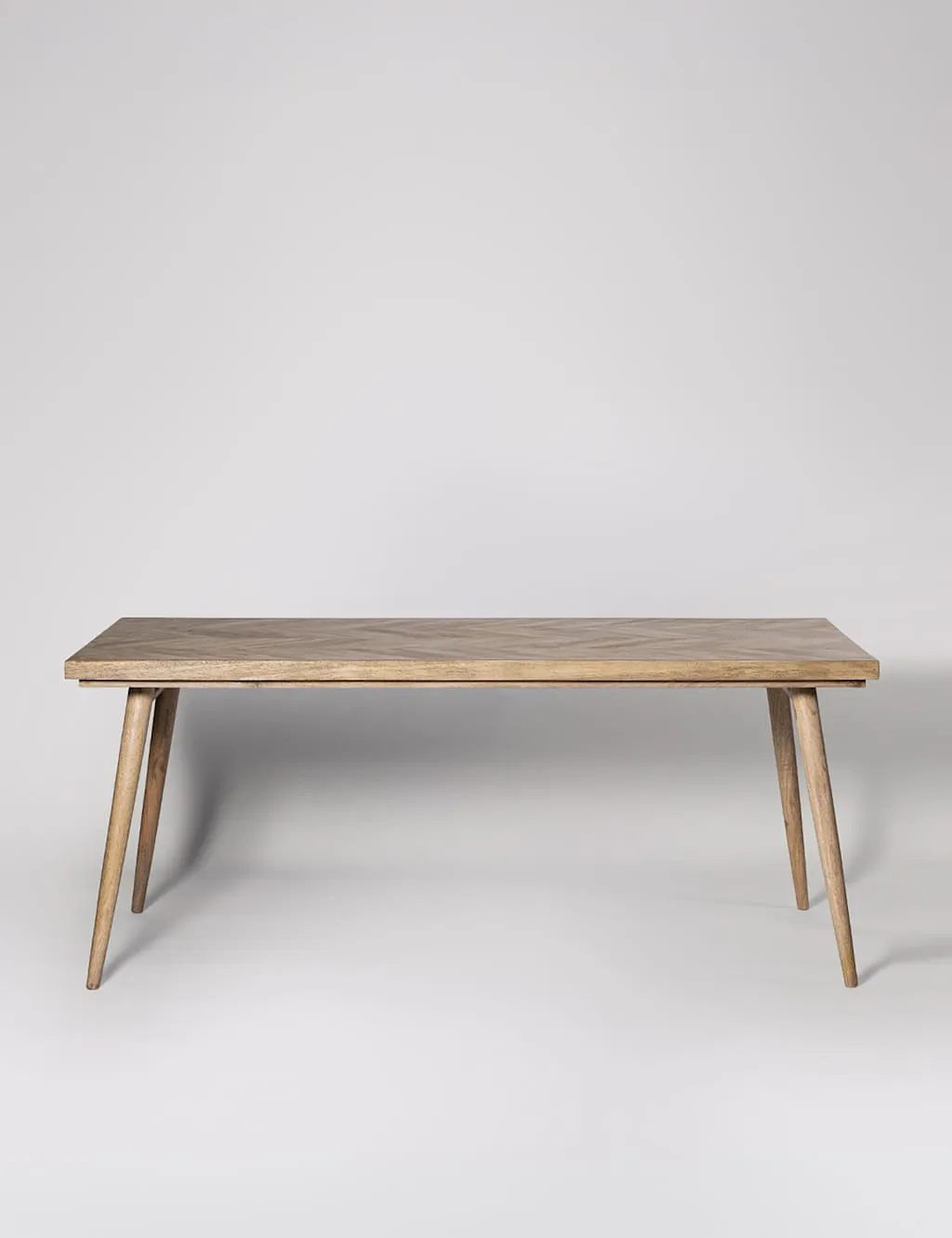 Swoon Metz Mango Wood 8 Seater Dining Table Light Brown