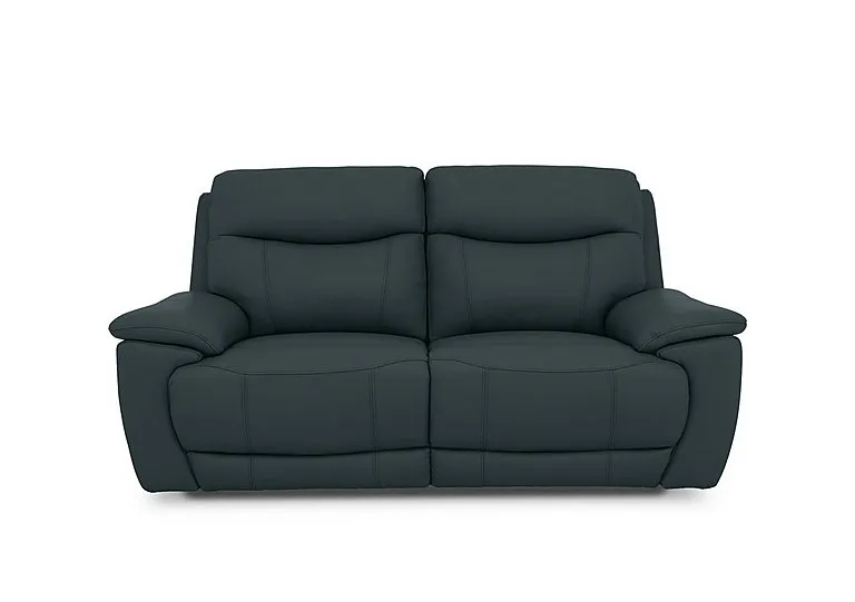 Sloane 3 Seater Leather Sofa - Peacock