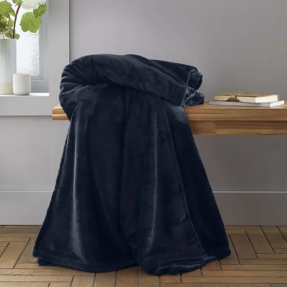 Catherine Lansfield Raschel Velvet Touch Throw Blanket 130cm x 170cm 1