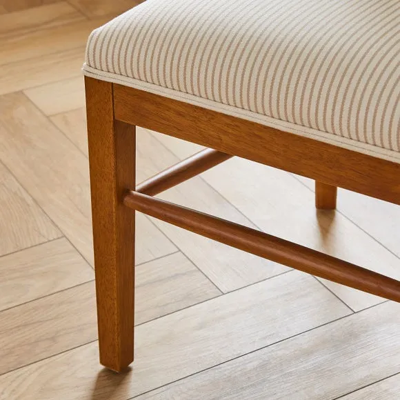 Betty Dining Chair, Tiny Stripe Fabric 3