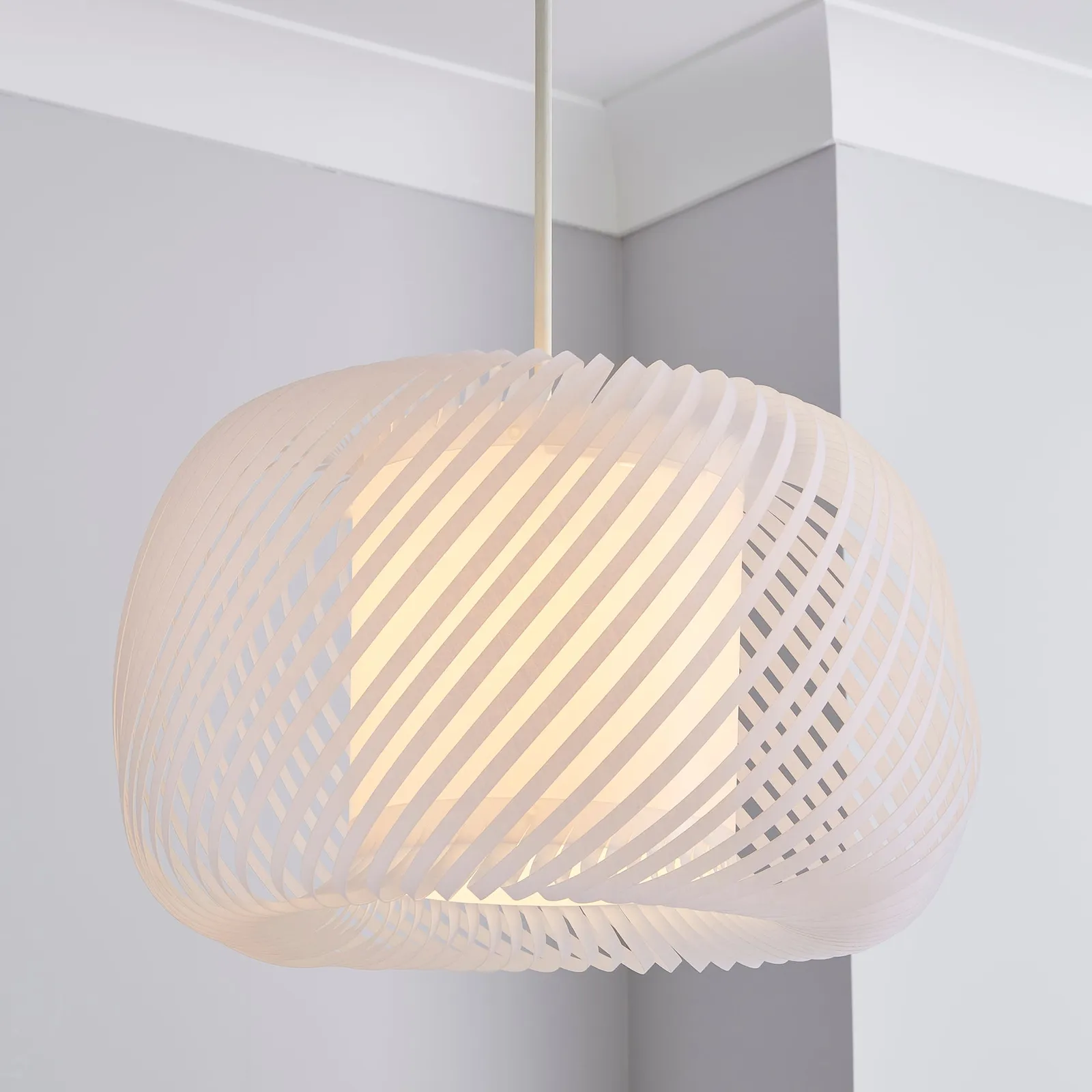 Elements Presley Easy-Fit Pendant White