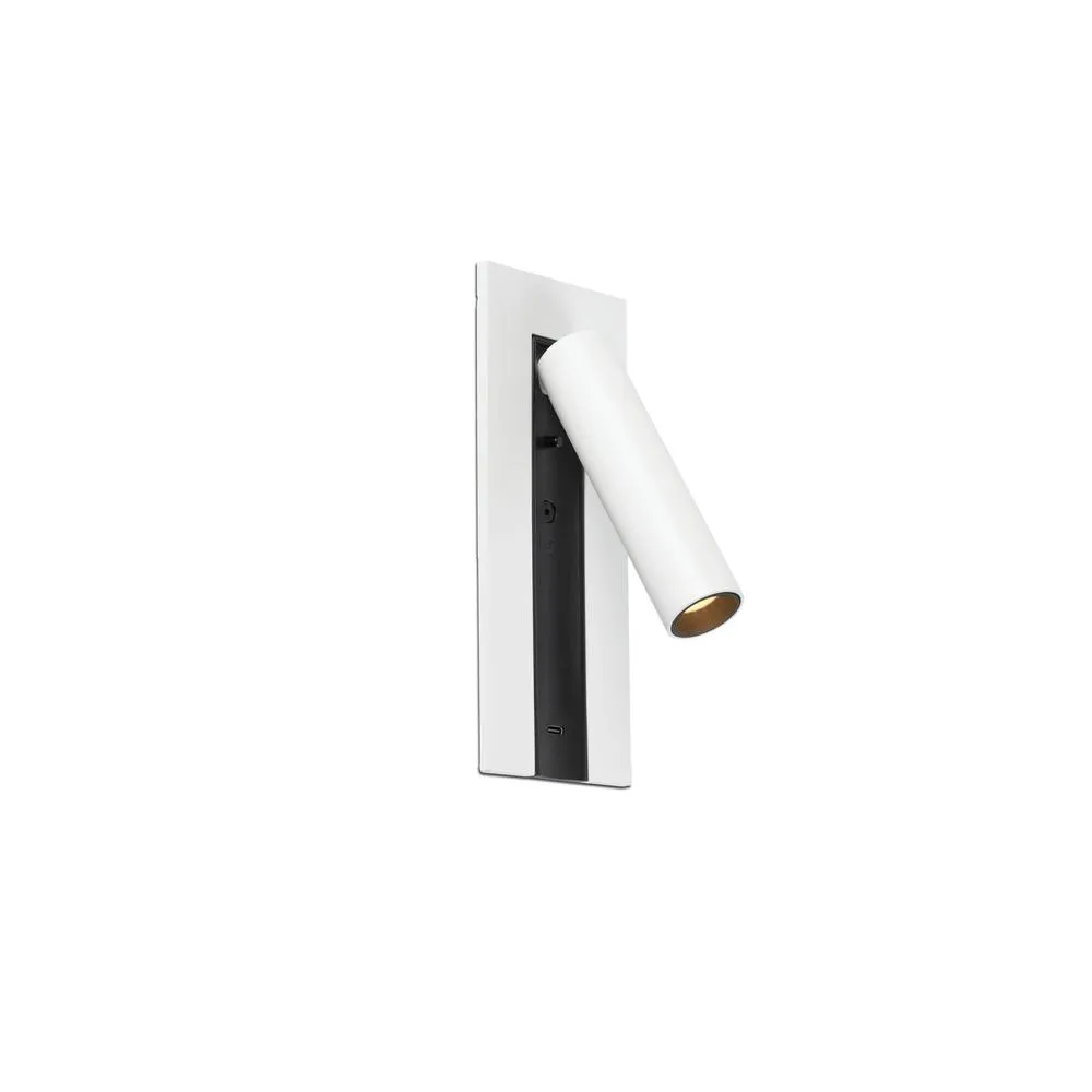 Netlighting Gabo USB C Reading Wall Light White 2700K