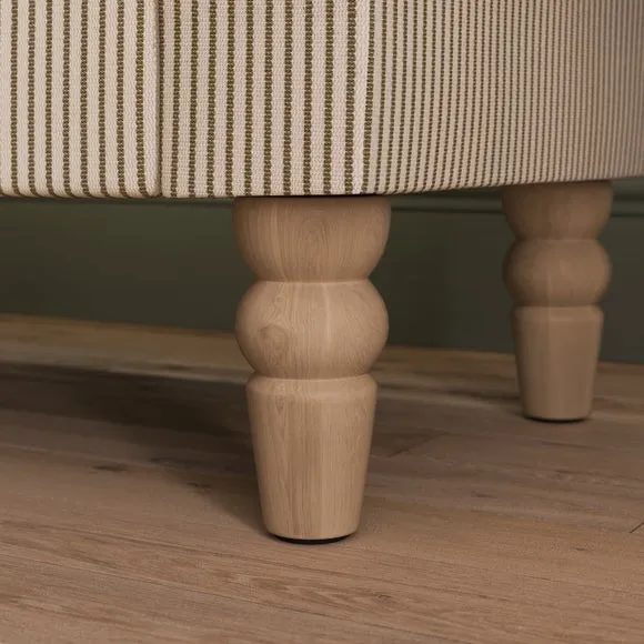 Lilian Tiny Stripe Storage Window Seat 5