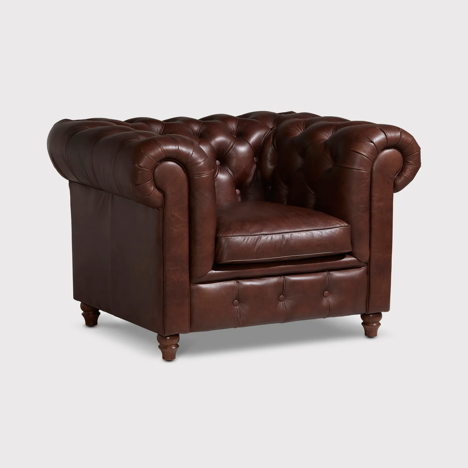 Dalston 1 Seater Sofa, Brown | Barker & Stonehouse