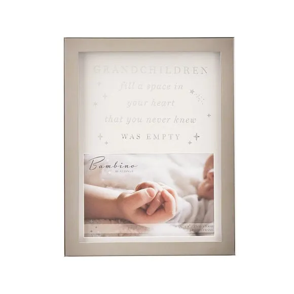 Bambino Metal Plated Grandchildren Photo Frame 2