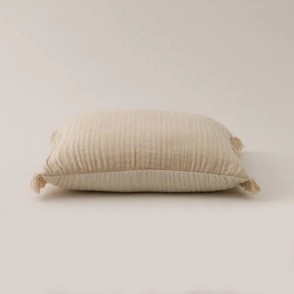 Reversible Muslin Cotton Square Cushion Cover 4