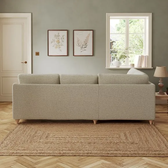Hattie Basket Weave Corner Sofa 2