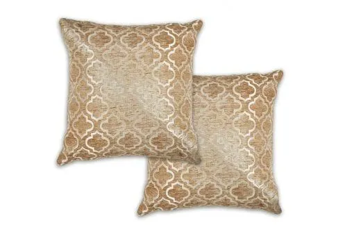 New Edge Blinds Marrakesh Cushion Cover in Gold
