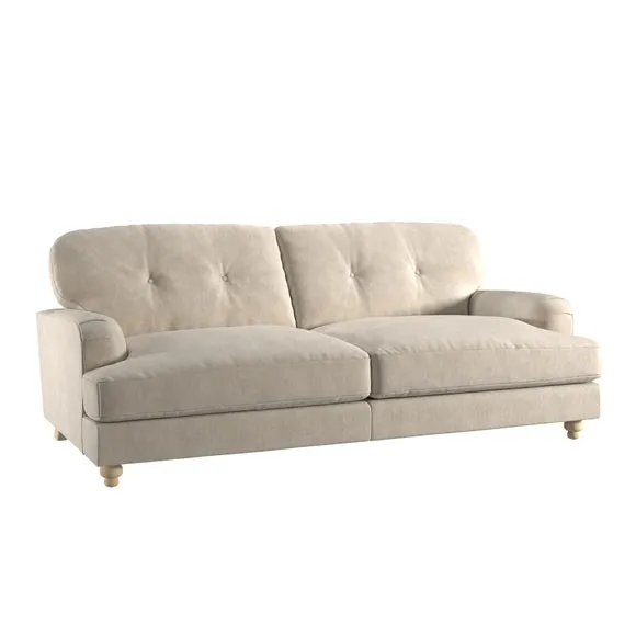 Martha Vintage Velvet 3 Seater Sofa 3