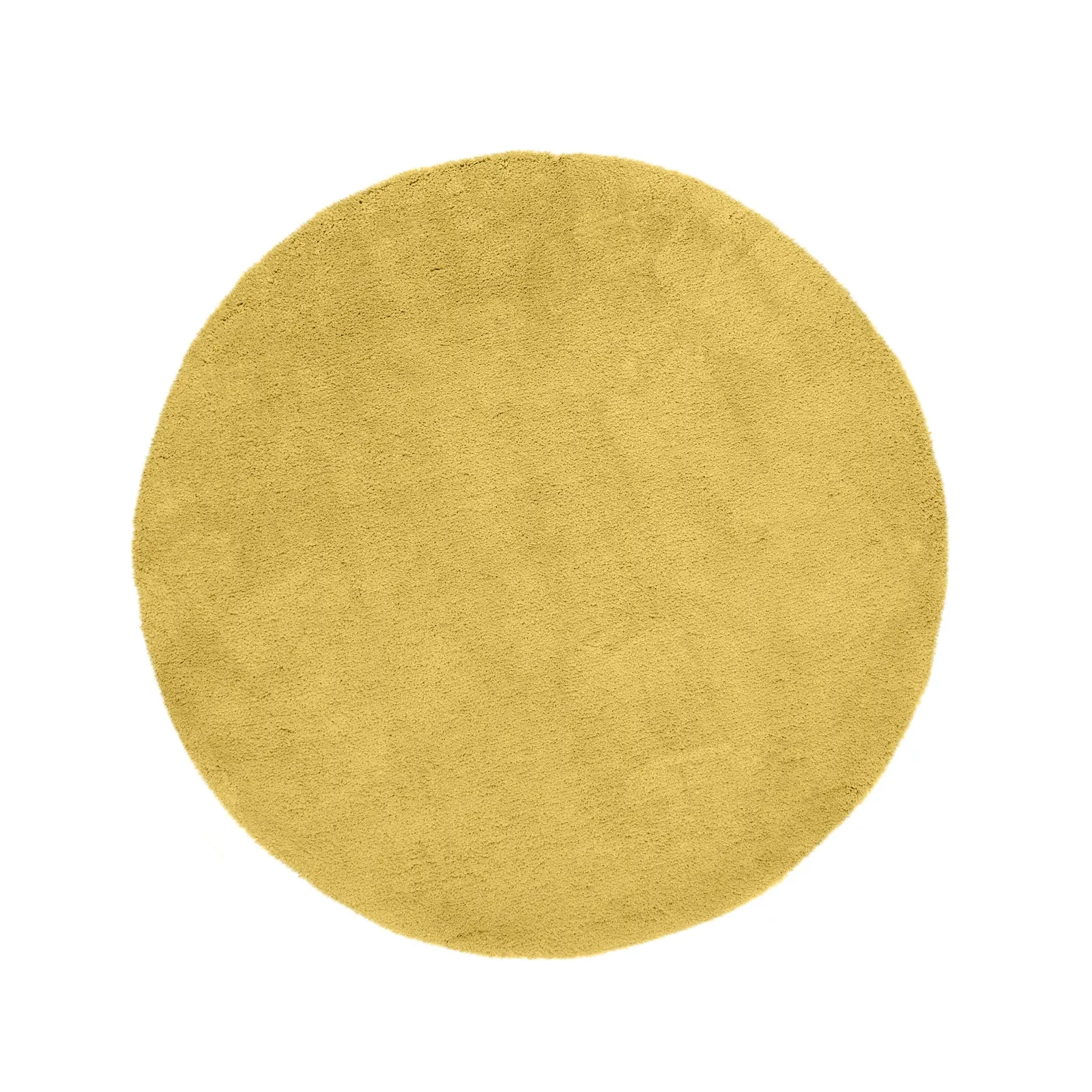 Teddy Bear Circle Rug Ochre