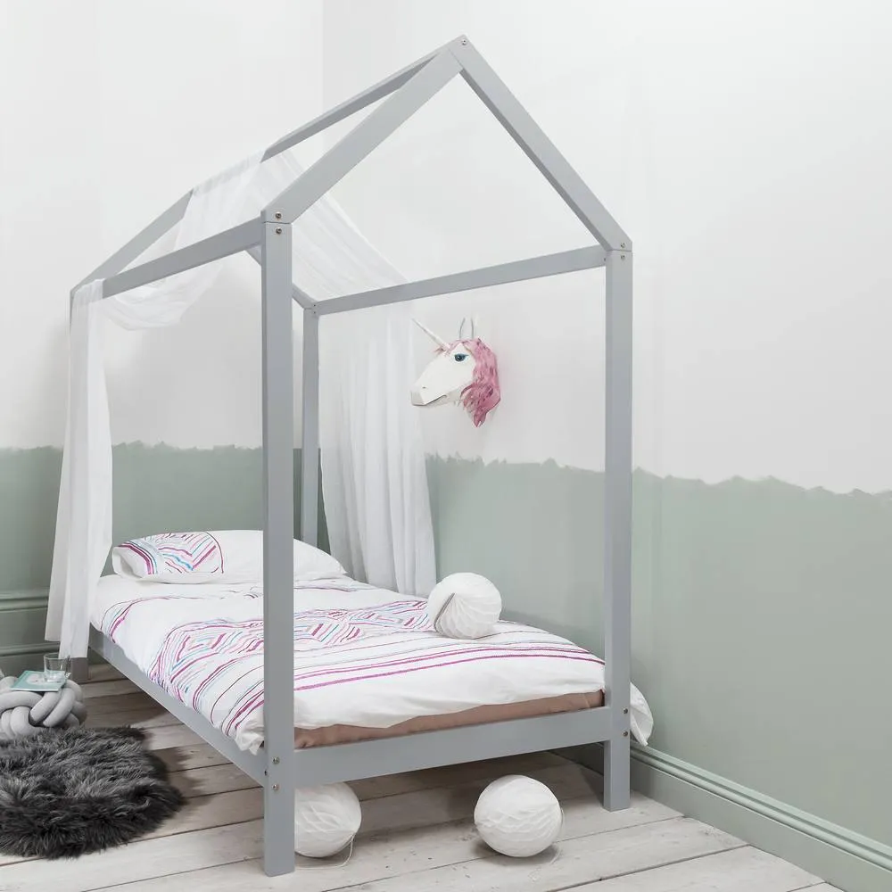 Nöa and Nani Jansen Scandinavian Single Bed Frame in Silk Grey 3