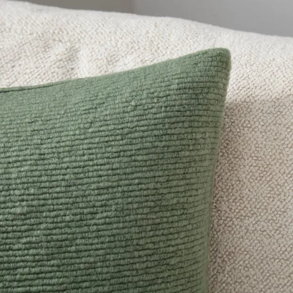 Flaxley Ribbed Square Cushion 2