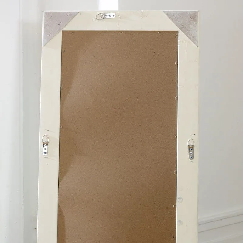 Melody Maison Cream Ornate Tall Slim Mirror 47cm X 142cm 6