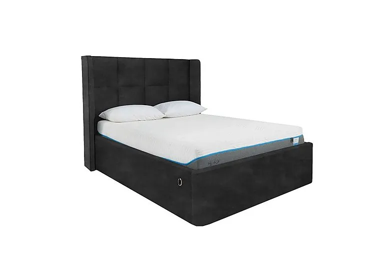 Shiva Electric Ottoman Bed Frame - King Size - Savannah Coal