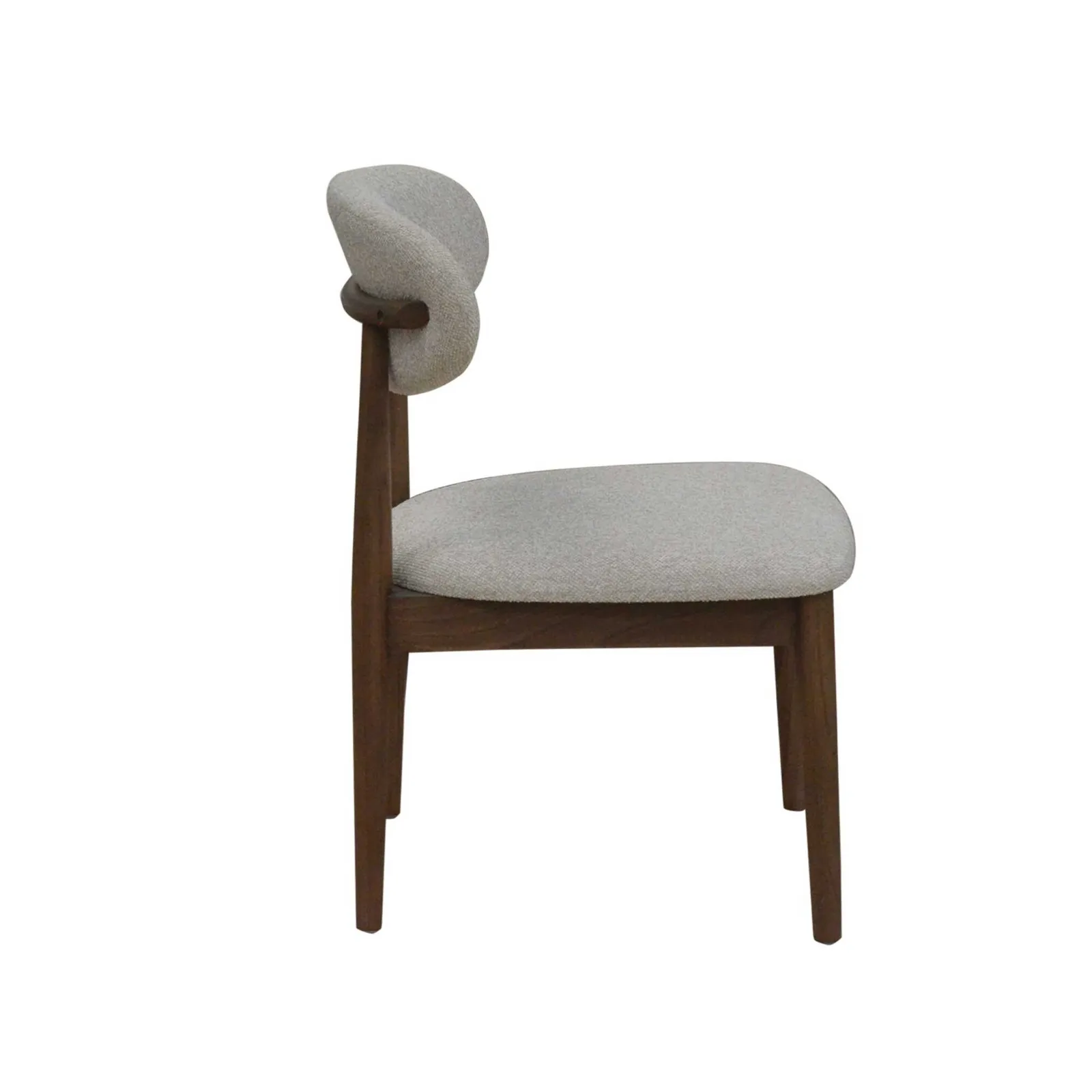 Leda Dining Chair, Grey Fabric | Barker & Stonehouse 6