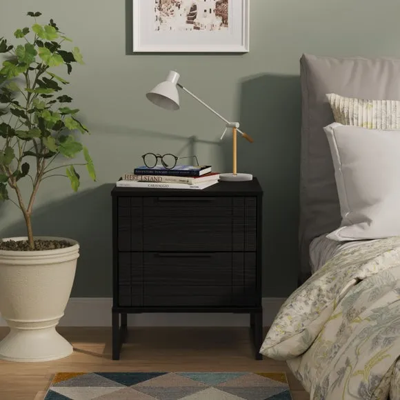 Darlton 2 Drawer Bedside Table 1
