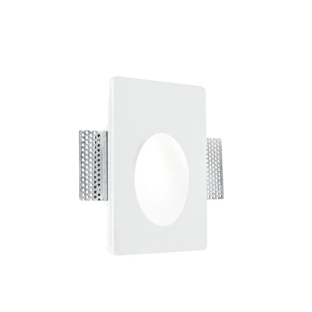 Netlighting ARIEL Recessed Wall Light White 12x18x5.5cm