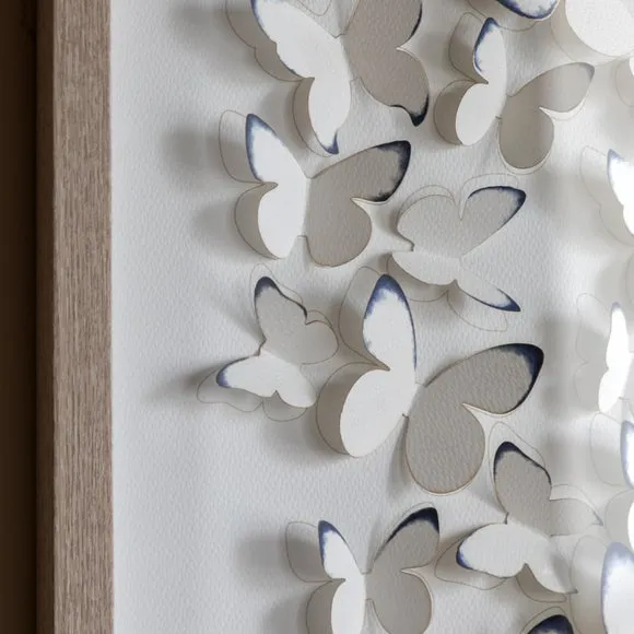 Cedar and Sage Butterfly Detail Framed Wall Art 3