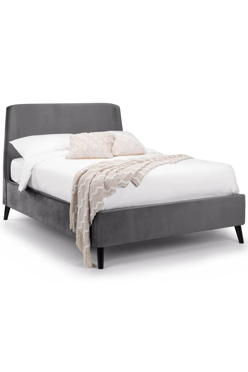 Julian Bowen Frida Upholstered Bed in Grey 2