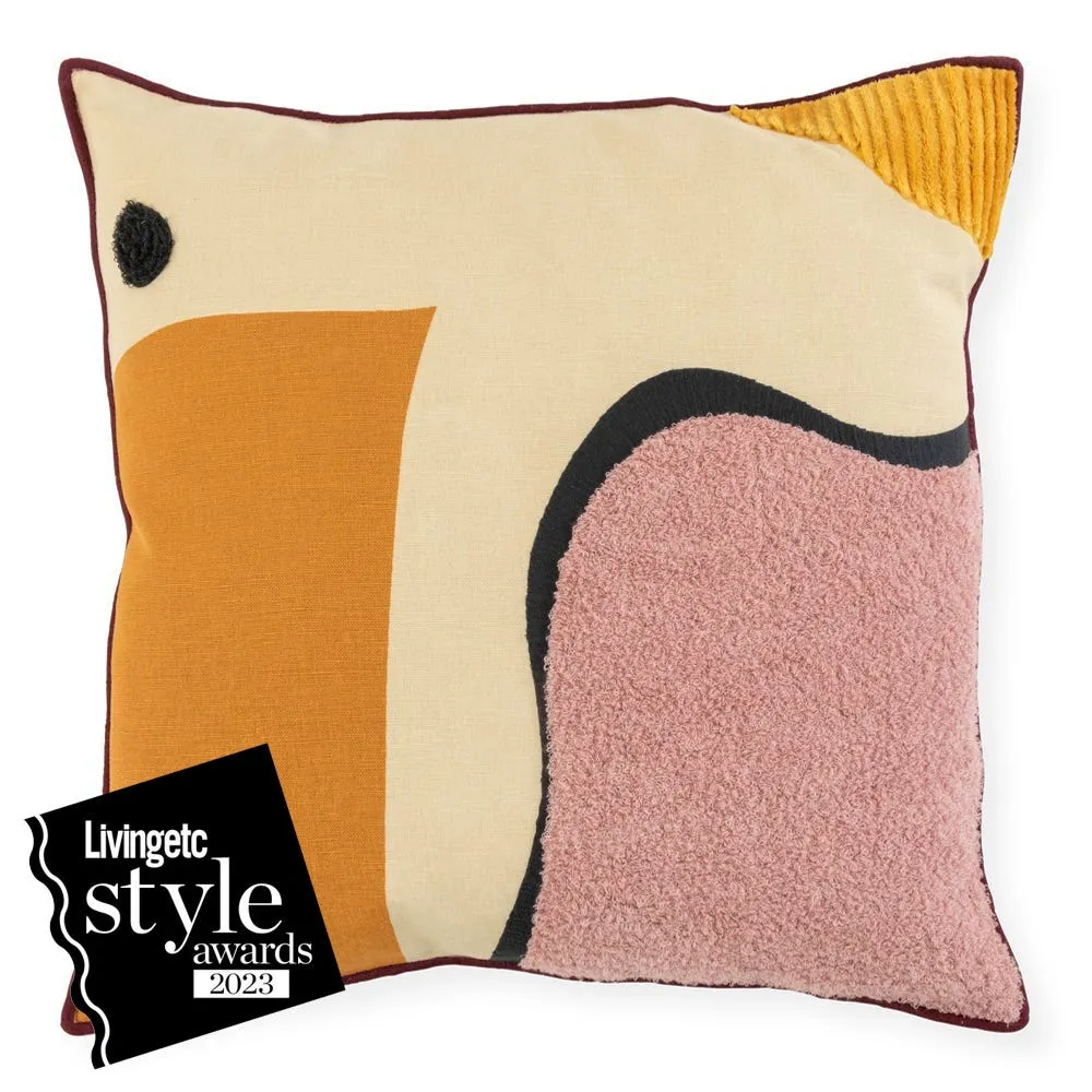Heal's + LF Markey Heal's + L.F.Markey Cushion Pink Multi 2