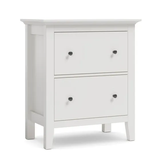 Lynton 2 Drawer Wide Tall Bedside Table 6