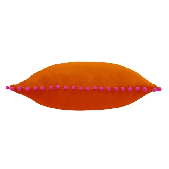 Velvet Pom Pom Cushion 2