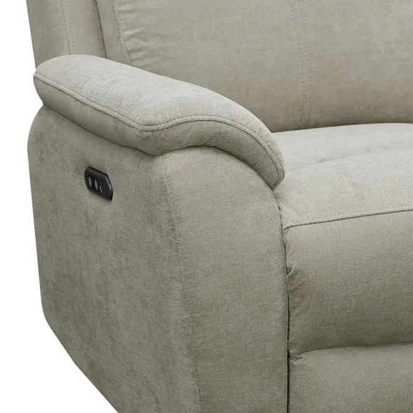 Aspire Kingsmere Chenille Power Recliner 2 Seater Sofa 6