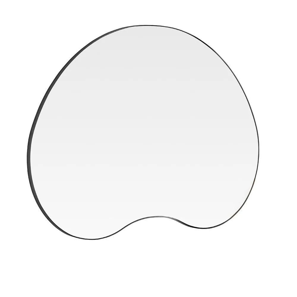 Yearn Mirrors Large Pebble Mirror black 111x81cm 5