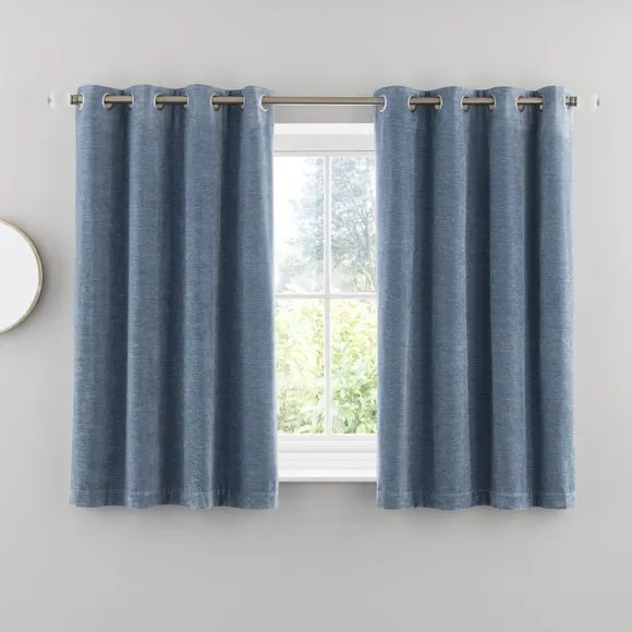 Vintage Chenille Eyelet Curtains 5