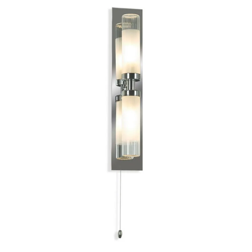 Netlighting Bathroom Wall Light Chrome IP44 in Grey