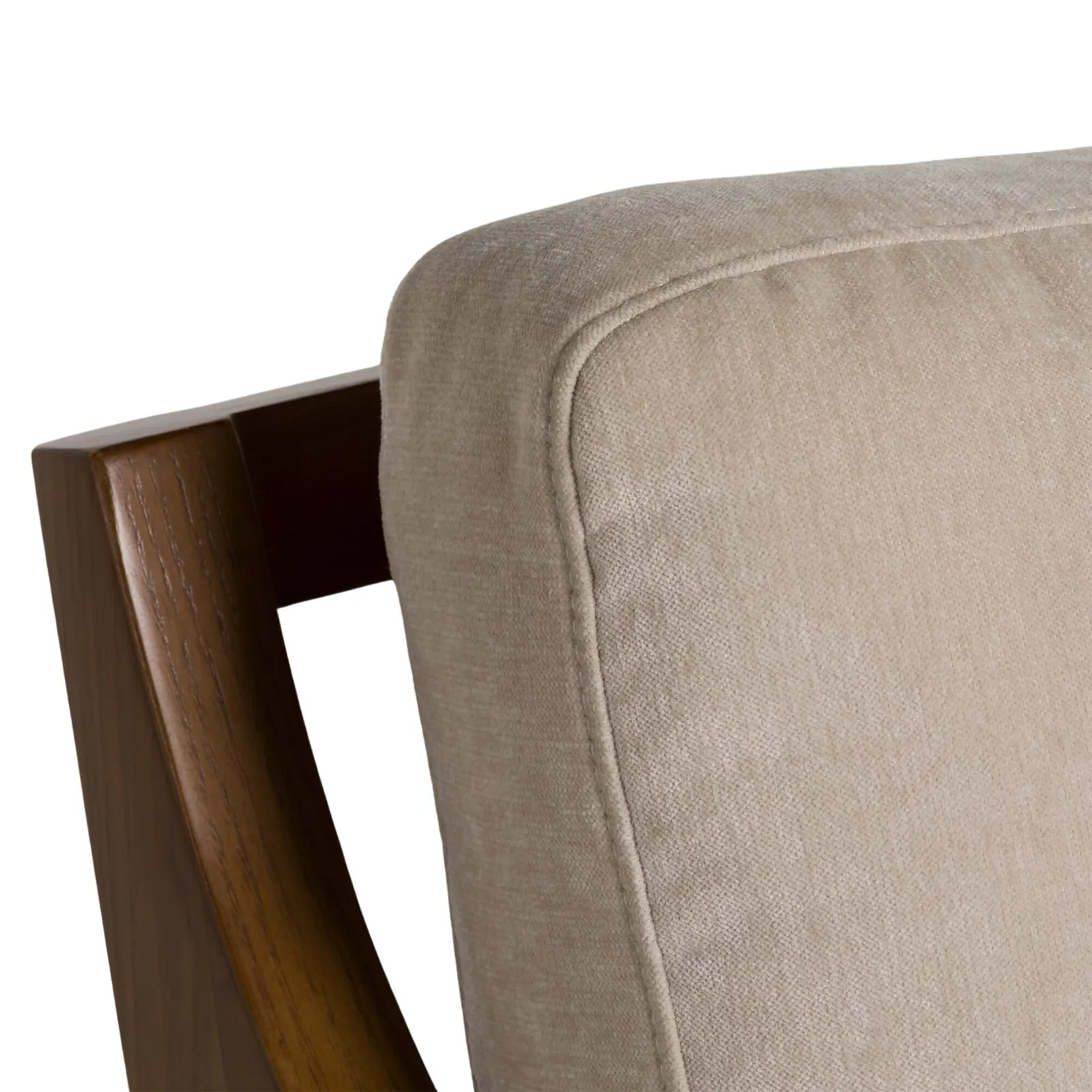Ambrosio Accent Armchair, Neutral Fabric | Barker & Stonehouse 4