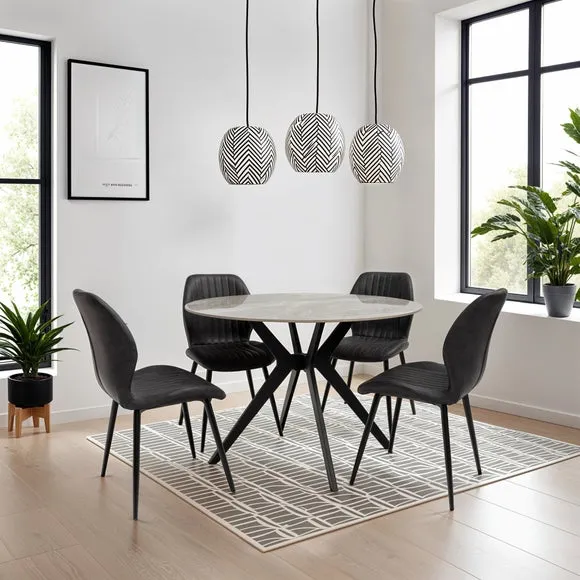 Tulsa Round 4 Seater Dining Table