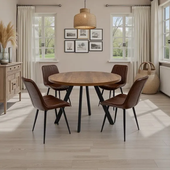 Panama Round 4 Seater Small Dining Table