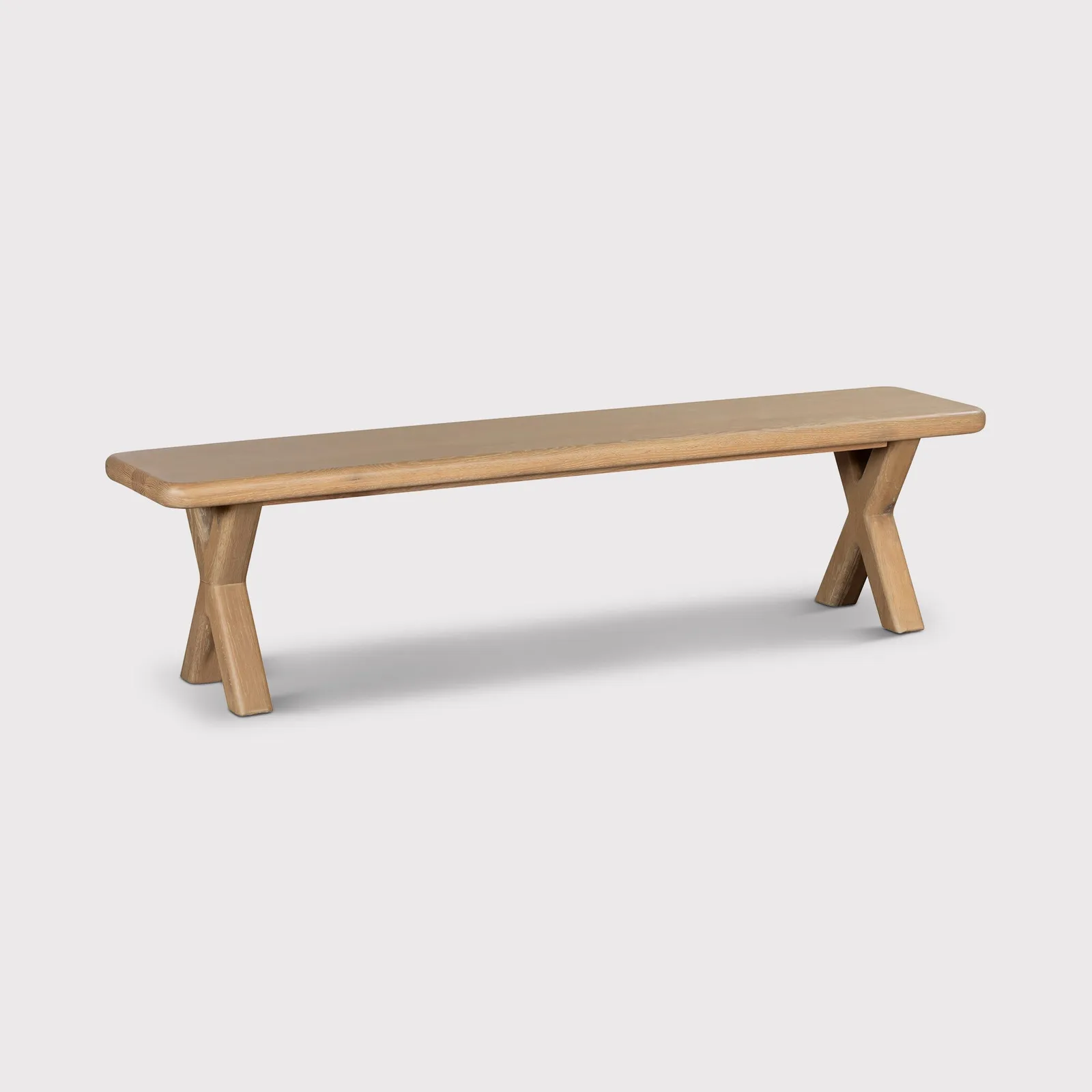 Folkstone Bench 180X40X46.2 Cm, Neutral Oak | Barker & Stonehouse