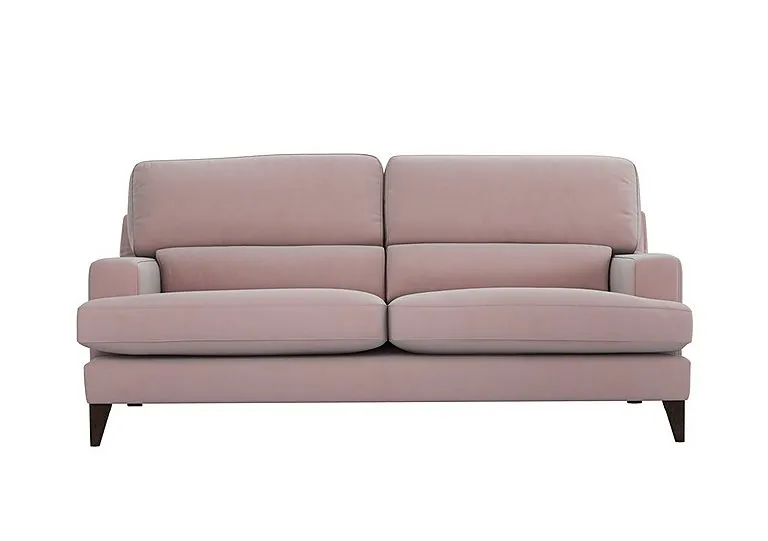 Romilly 3 Seater Fabric Foam Fill Sofa - Cotton Candy