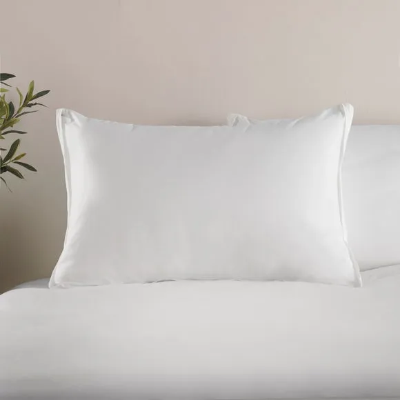 Pure Cotton Easy Zip Standard Pillowcase Pair 1