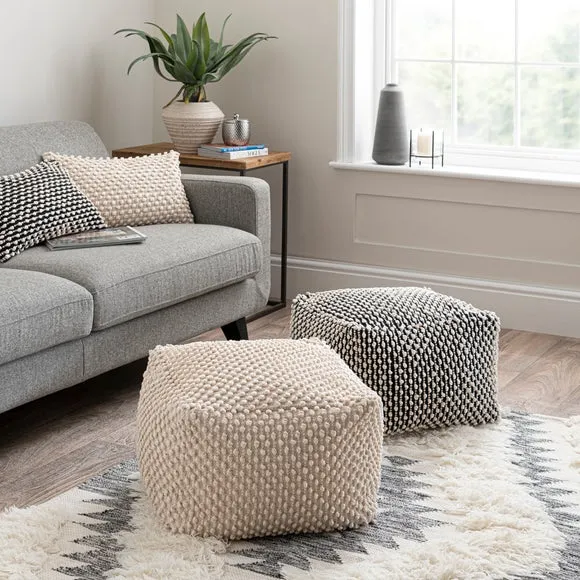 Jersey Bobble Pouffe 5