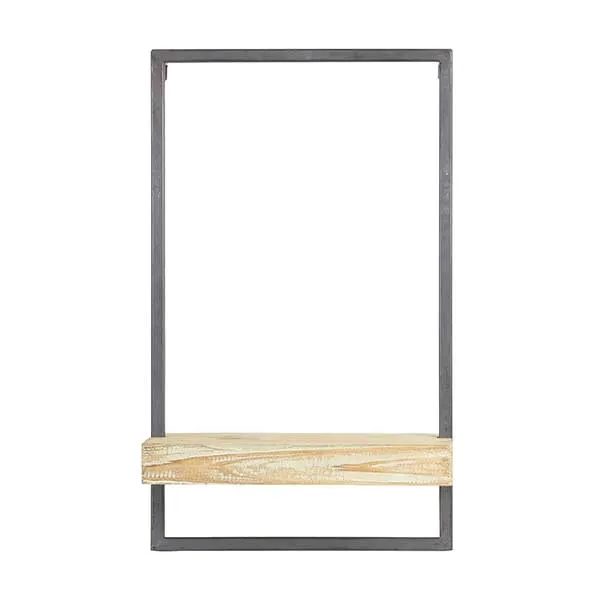 Tall Industrial Shelf Wood
