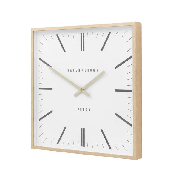 Cedar & Sage Penhurst Square Wall Clock 6