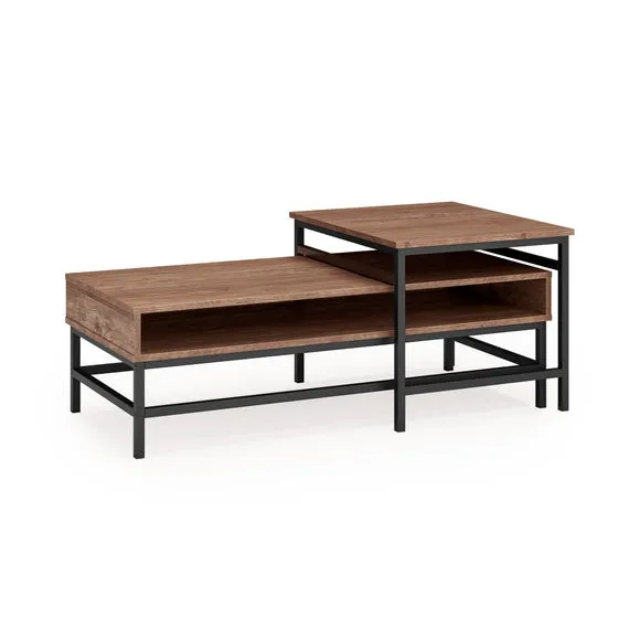 Fulton Square & Rectangular Nesting Coffee Tables 6