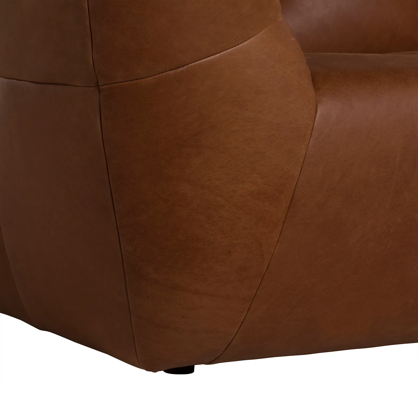 Atticus 2 Seater Sofa, Brown Leather | Barker & Stonehouse 5