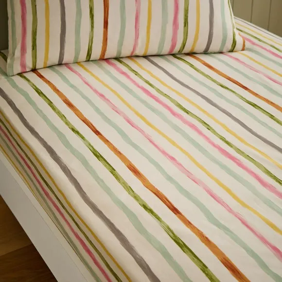 Set of 2 Jungle Friends Thread Count 100% Cotton Fitted Sheets 2
