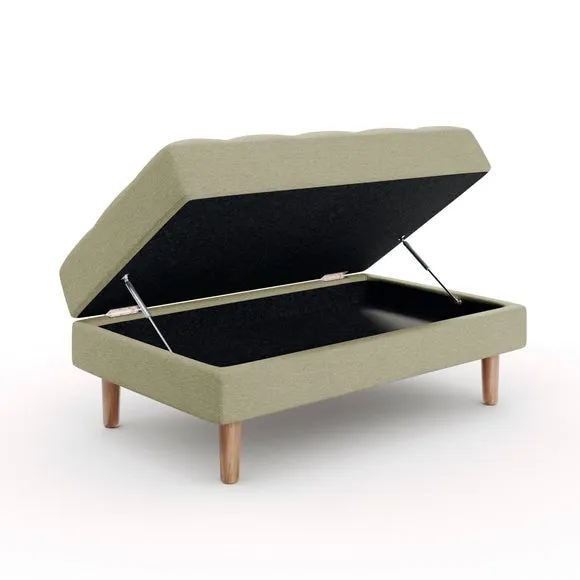 Max Soft Tonal Chenille Storage Footstool 6