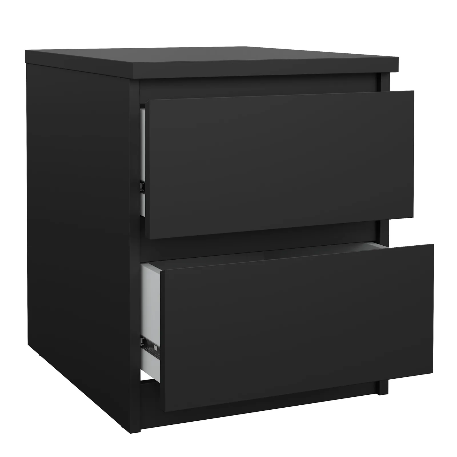 Furniture To Go Naia Bedside 2 Drawers in Black 4