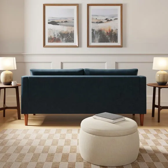 Hugo Velvet 3 Seater Sofa 3