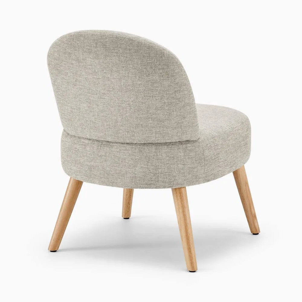 FurnitureboxUK Minnie Fabric Accent Chair in Beige 6
