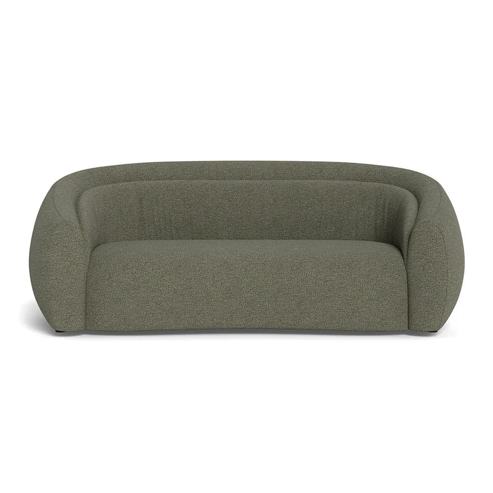 Heal's Flora 3 Seater Sofa Loop Boucle Forest 1