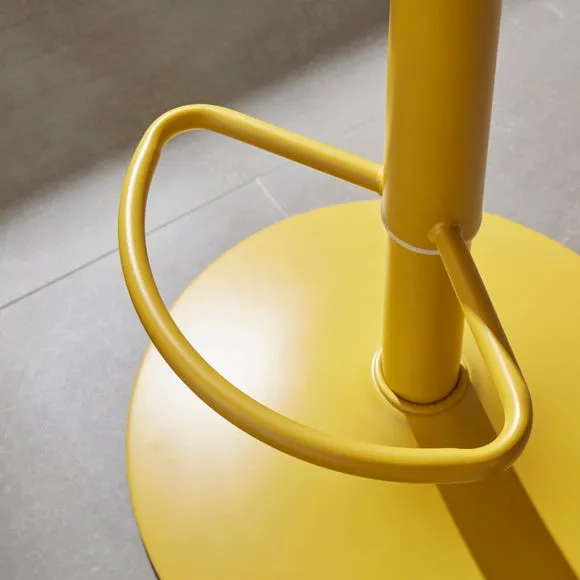 Dallis Height Adjustable Barstool, Fabric 4