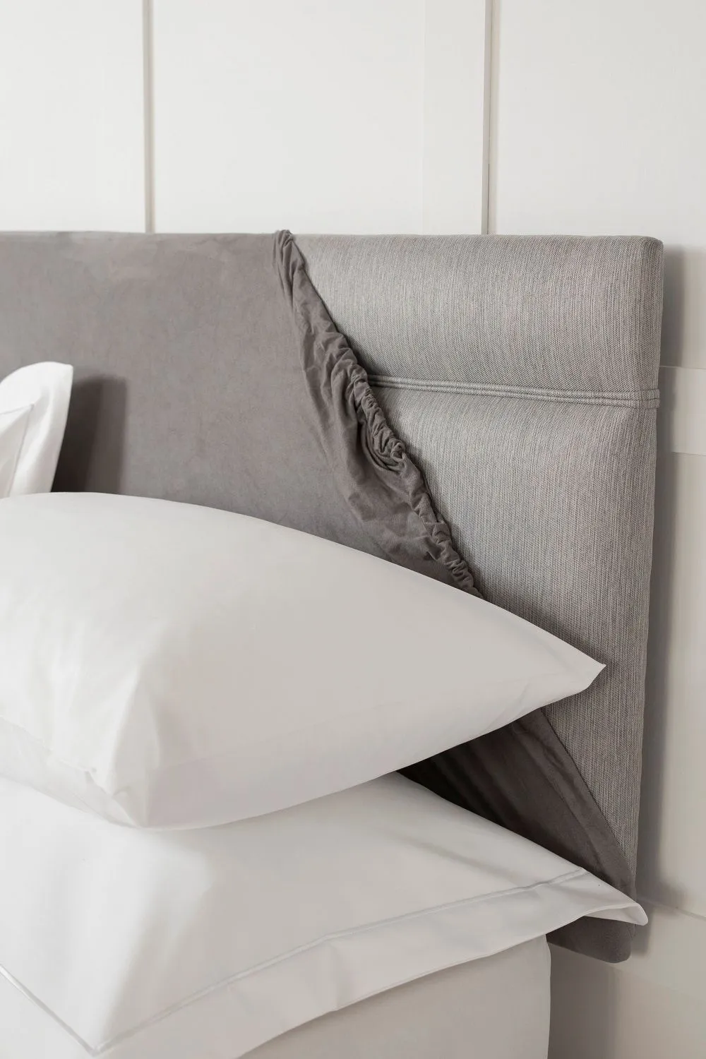 Belledorm Faux Suede Headboard Wrap 60cm in Charcoal 2